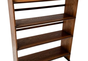 Art Deco Modernist Open Bookcase by P.E.L. Izeren for De Genneper Molen, 1920s